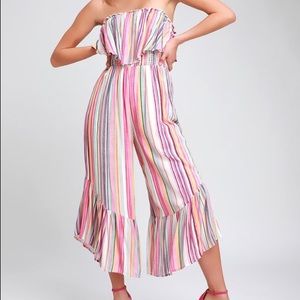 SOLD // LUSH Multicolored Jumpsuit Lulu’s